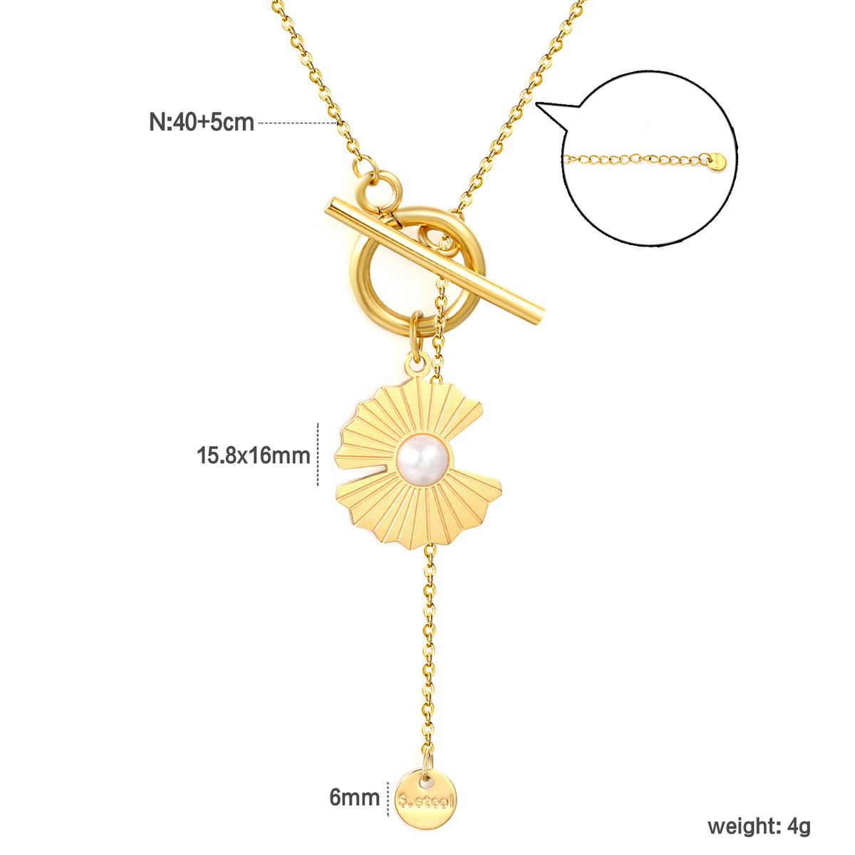 Ethereal Charm Drop Necklace
