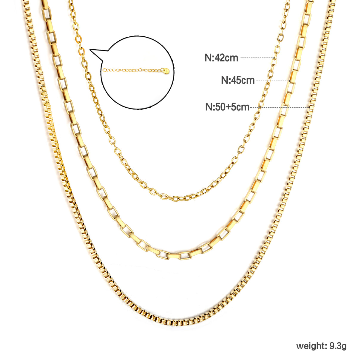 Timeless Trio Layer Chain