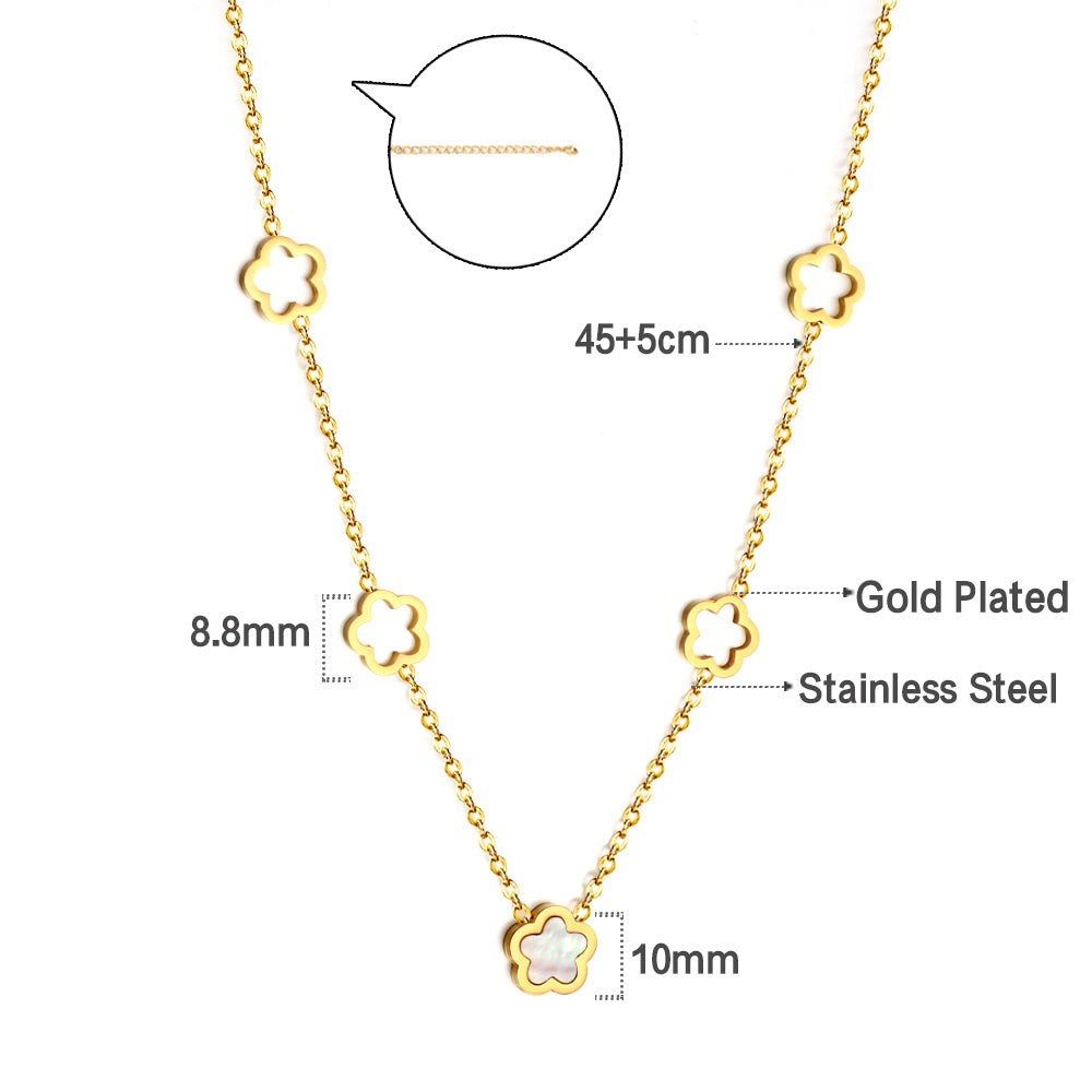 Dainty Floral Grace Necklace