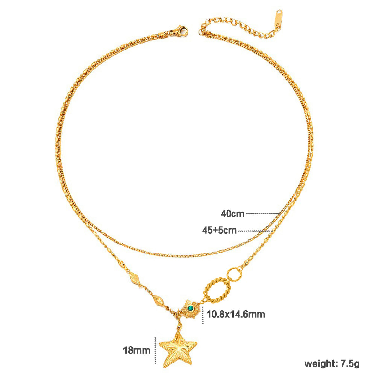 Celestial Charm Layer Necklace