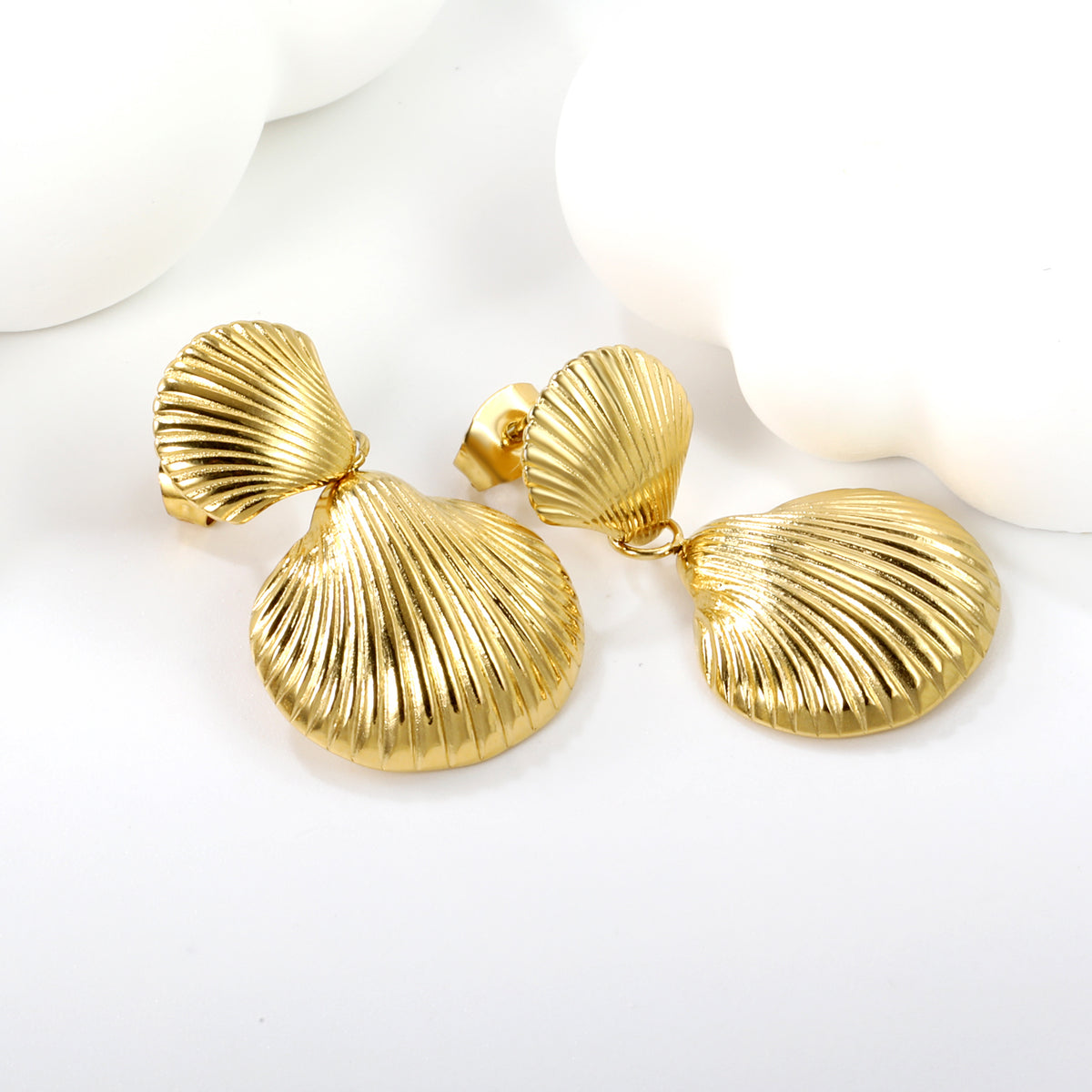 Sunkissed Shell Earrings