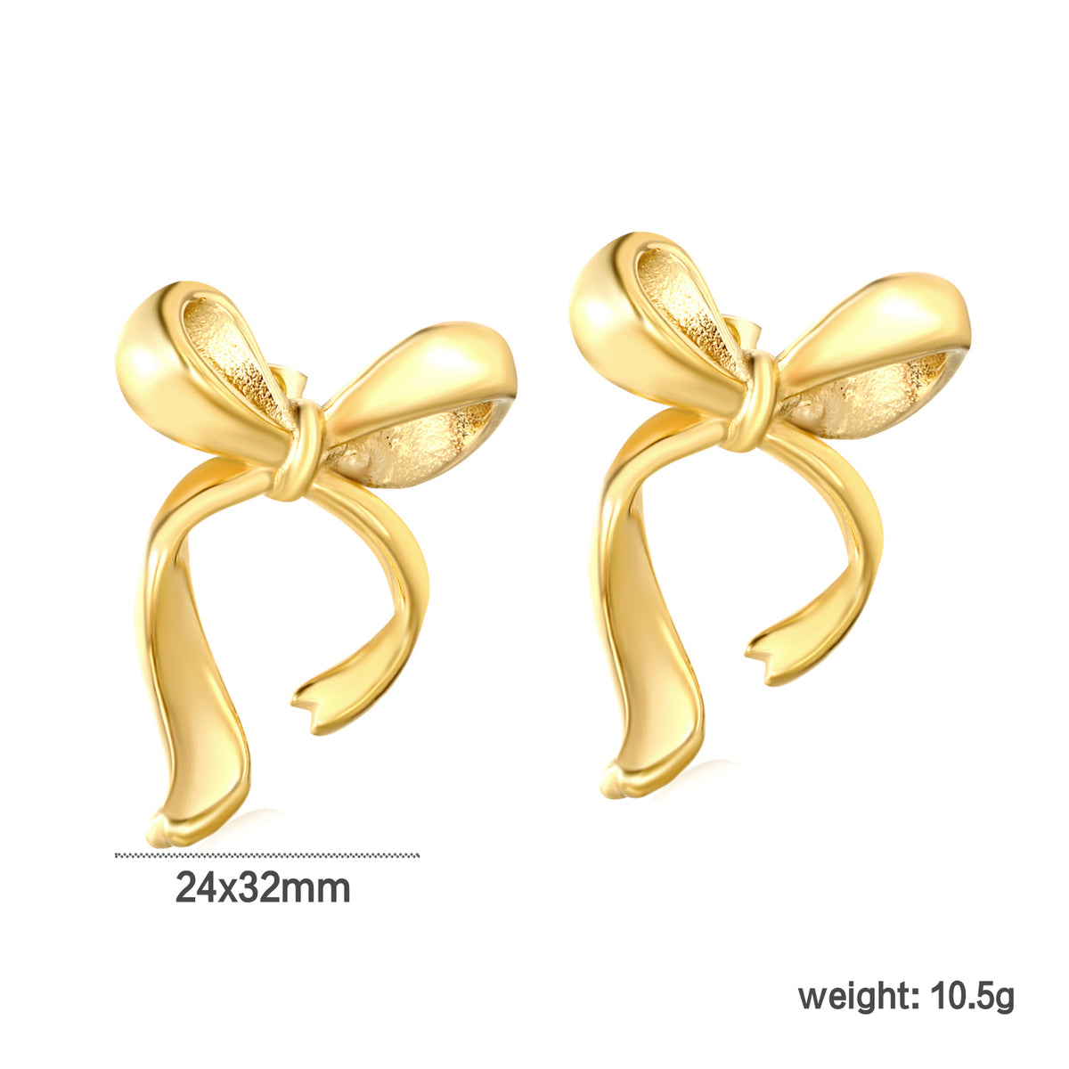 Elegant Bow Earrings
