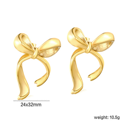 Elegant Bow Earrings
