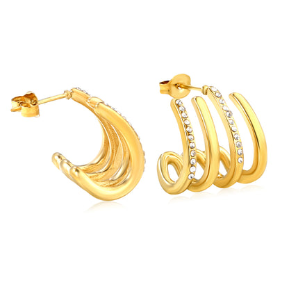 Contour Cascade Hoops