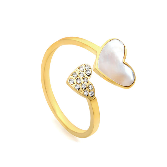 Heart Duet Ring
