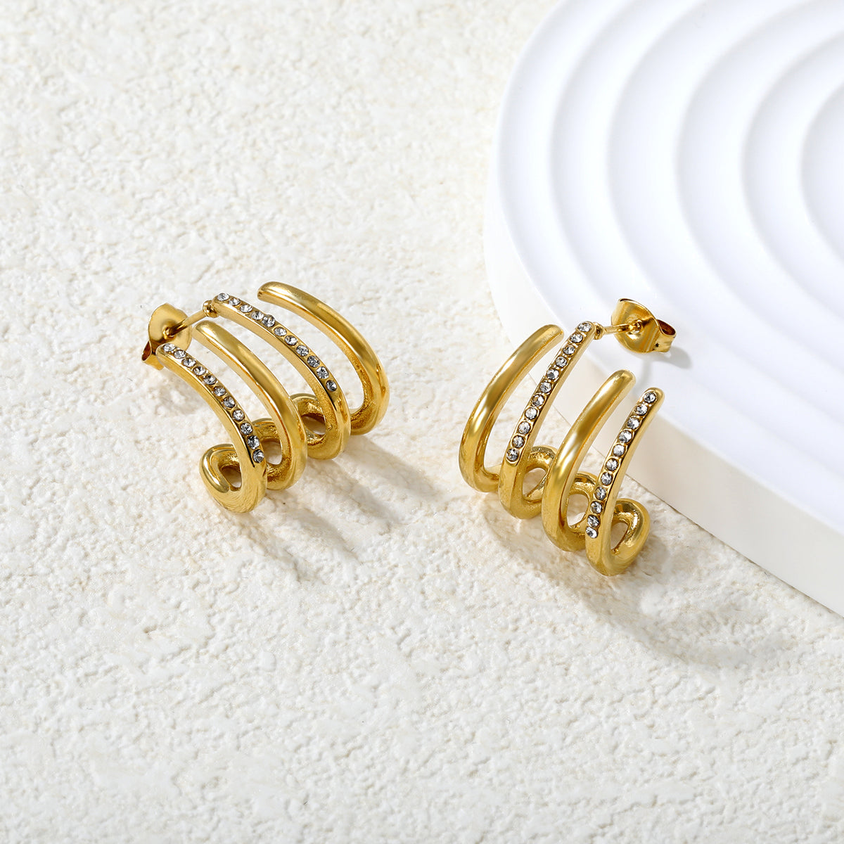 Contour Cascade Hoops