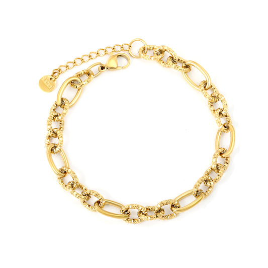 Molten Paperclip Bracelet