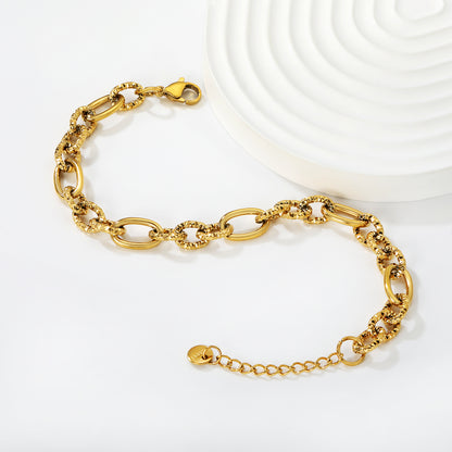 Molten Paperclip Bracelet