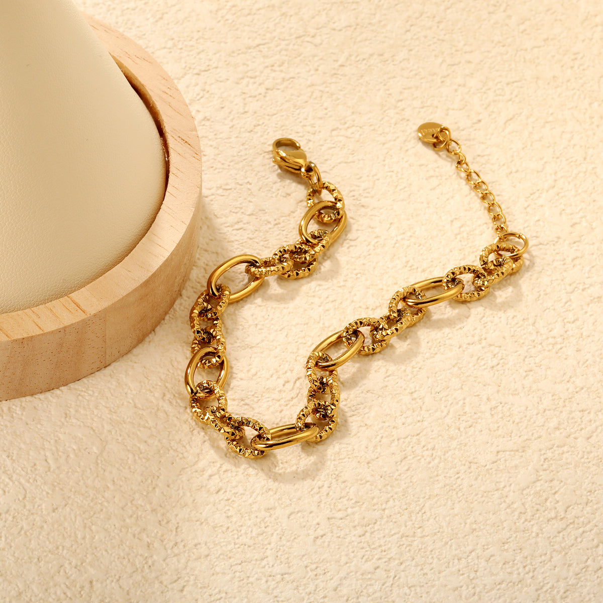 Molten Paperclip Bracelet