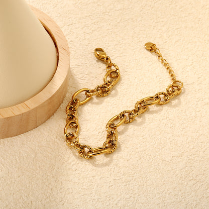 Molten Paperclip Bracelet