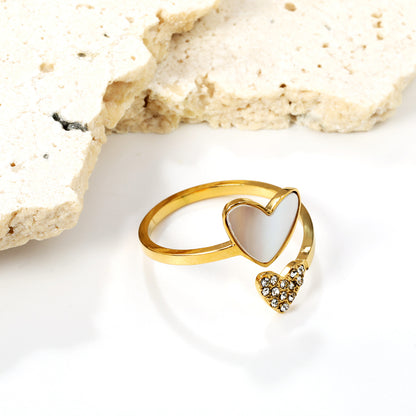 Heart Duet Ring