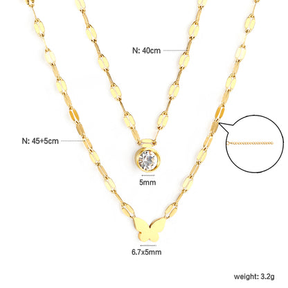 Dainty Flutter Layered Necklace