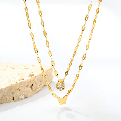 Dainty Flutter Layered Necklace