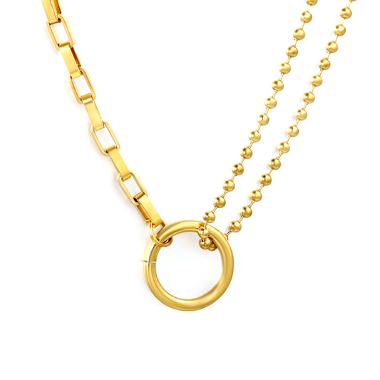 Paperclip Halo Necklace