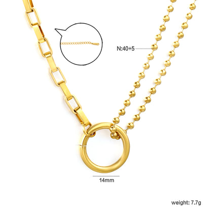 Paperclip Halo Necklace