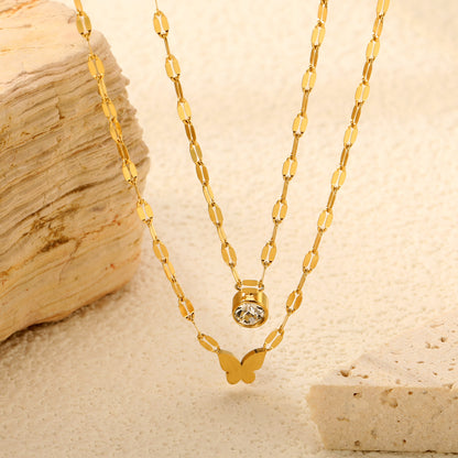 Dainty Flutter Layered Necklace