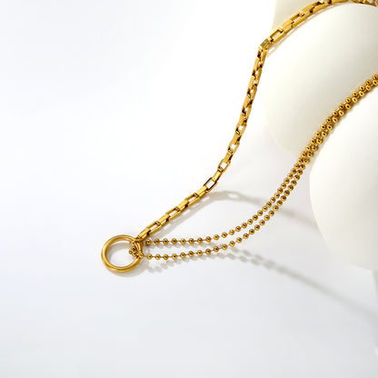 Paperclip Halo Necklace