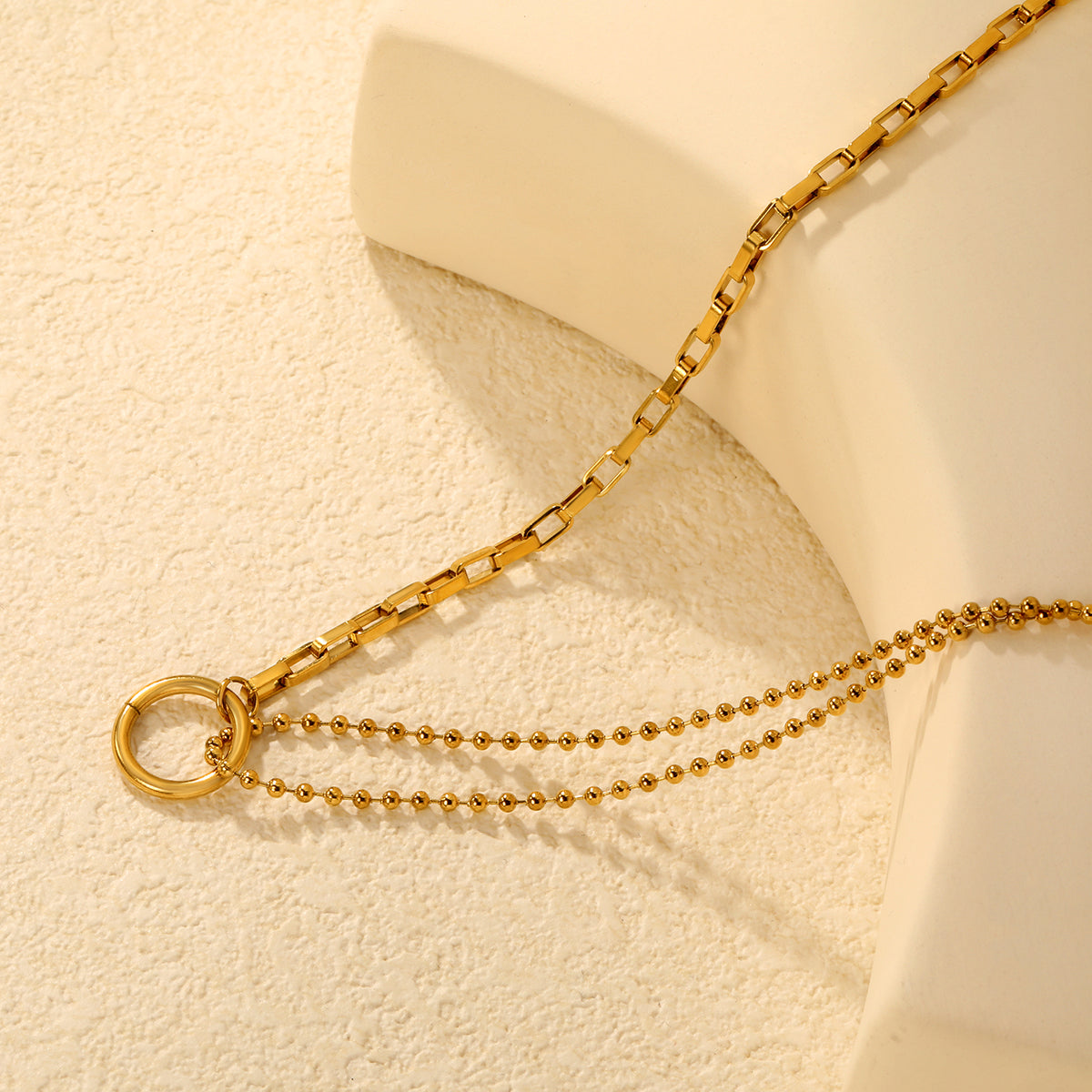 Paperclip Halo Necklace