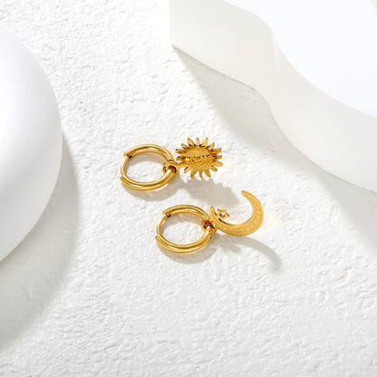 Celestial Trio Asymmetry Earrings