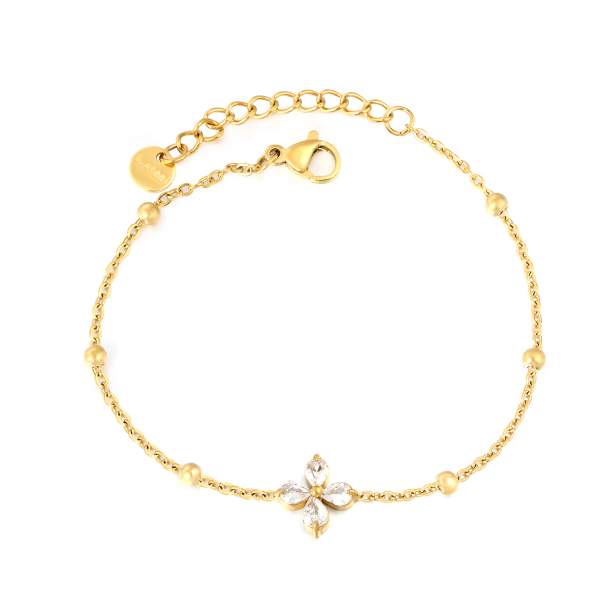 Dainty Floral Grace Bracelet