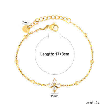 Dainty Floral Grace Bracelet