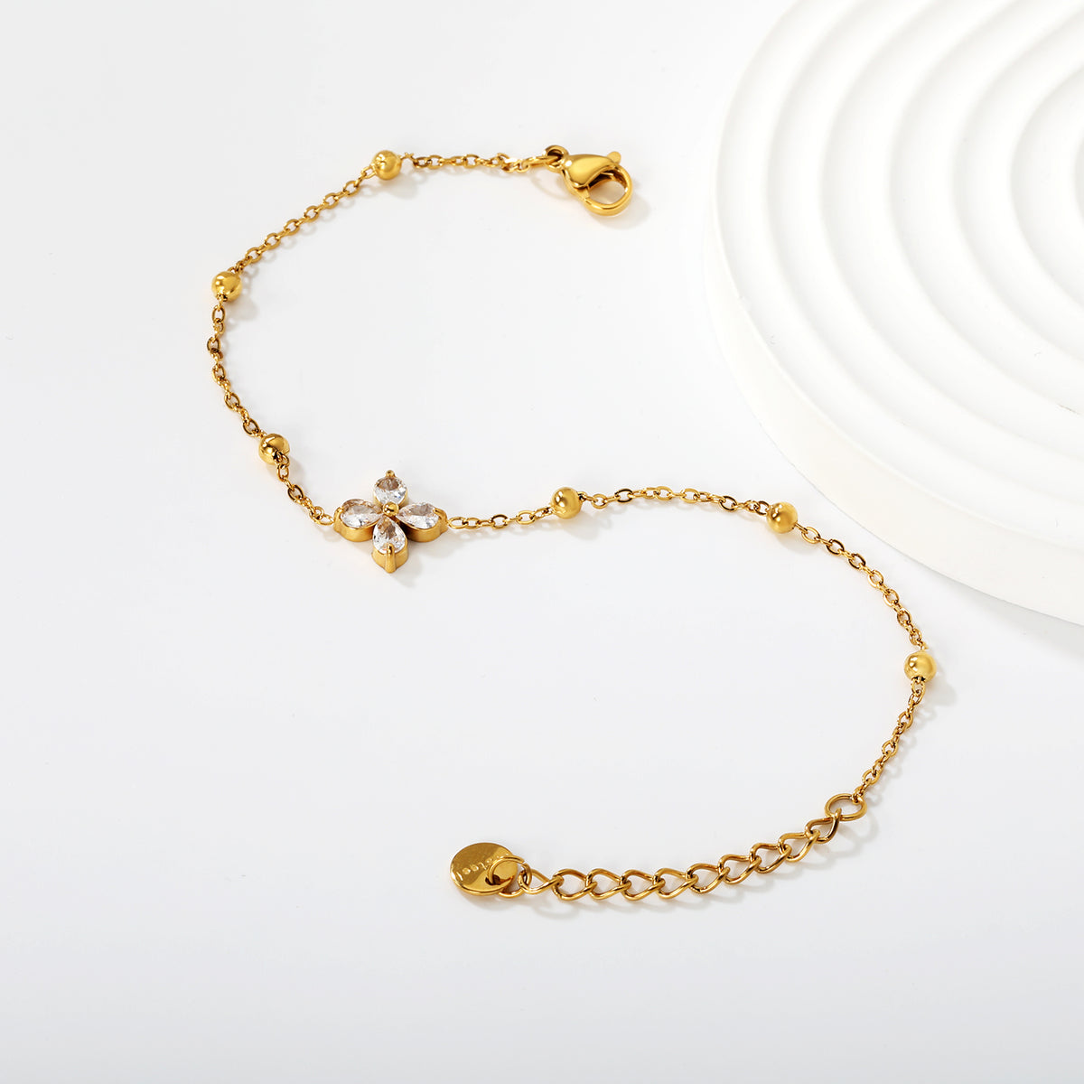 Dainty Floral Grace Bracelet