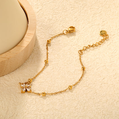 Dainty Floral Grace Bracelet