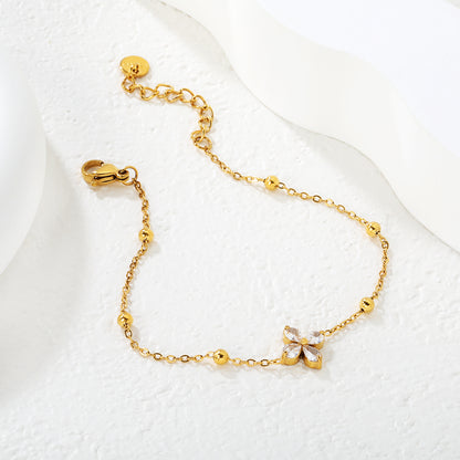 Dainty Floral Grace Bracelet