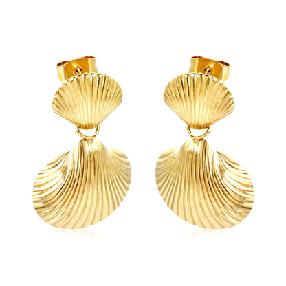 Sunkissed Shell Earrings