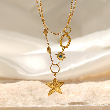 Celestial Charm Layer Necklace