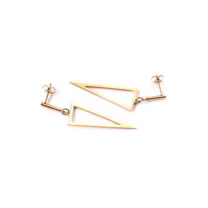 Angular Grace Drop Earrings