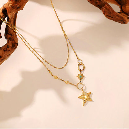 Celestial Charm Layer Necklace
