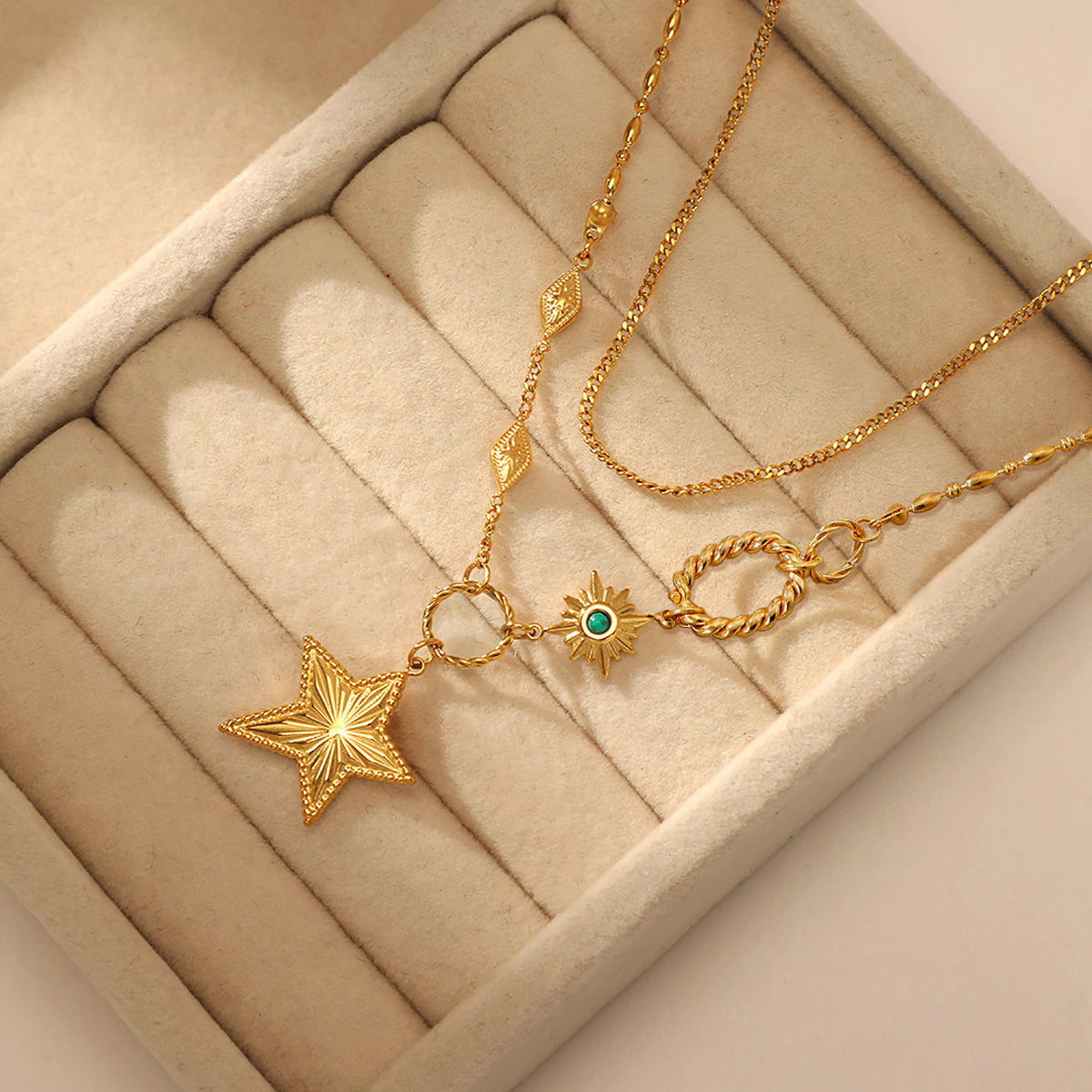 Celestial Charm Layer Necklace
