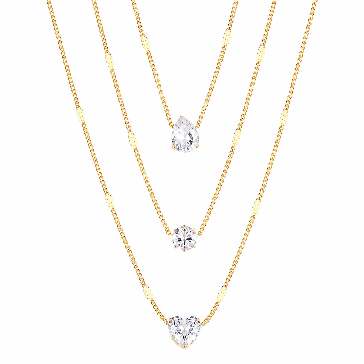 Crystal Cascade Necklace