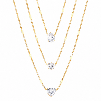 Crystal Cascade Necklace