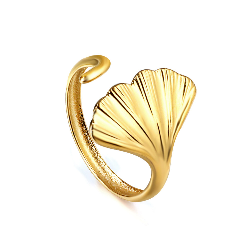 Sculpted Shell Ring