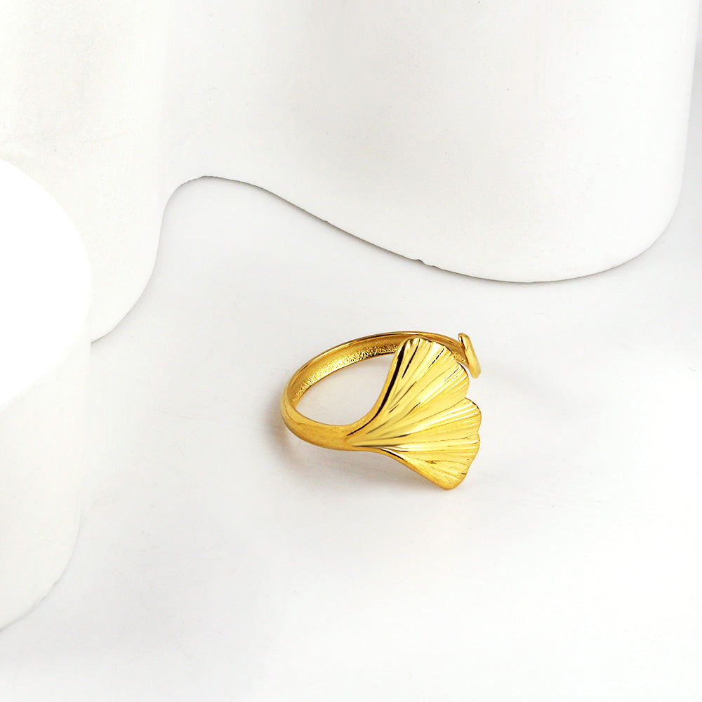 Sculpted Shell Ring