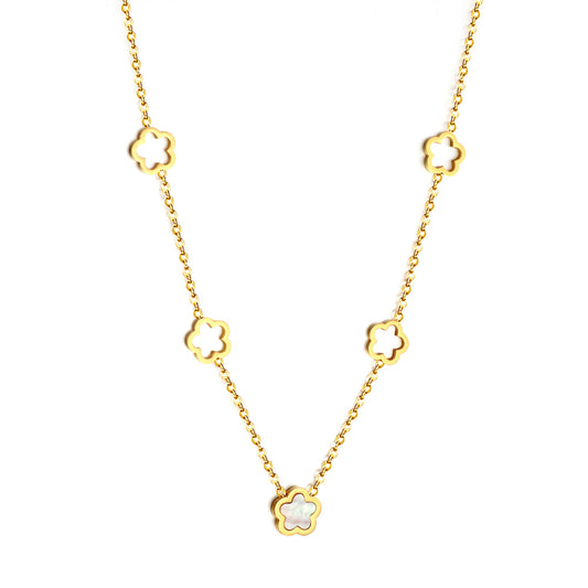 Dainty Floral Grace Necklace