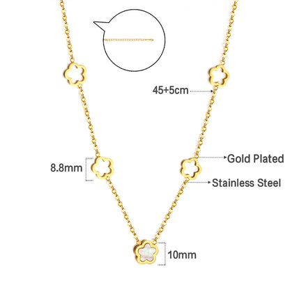 Dainty Floral Grace Necklace