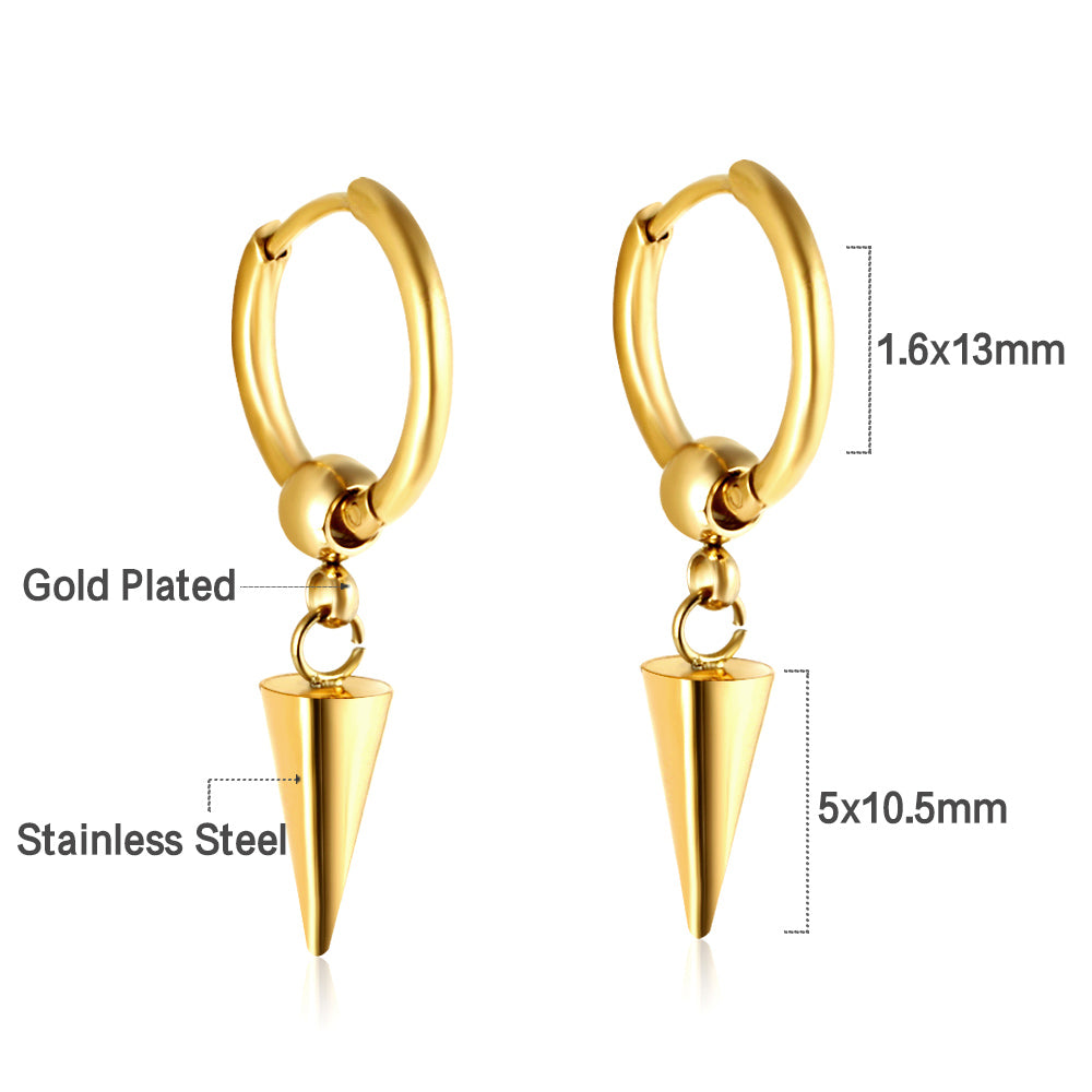 Angular Muse Drop Earrings