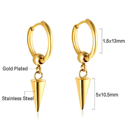 Angular Muse Drop Earrings