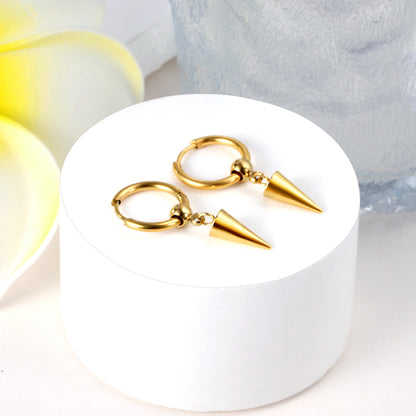 Angular Muse Drop Earrings