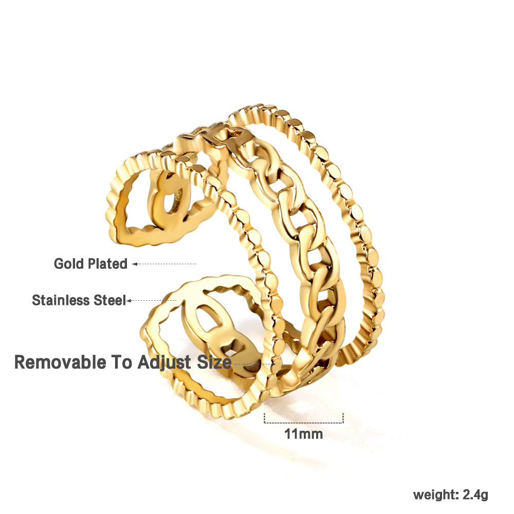 Trinity Sculpted Ring