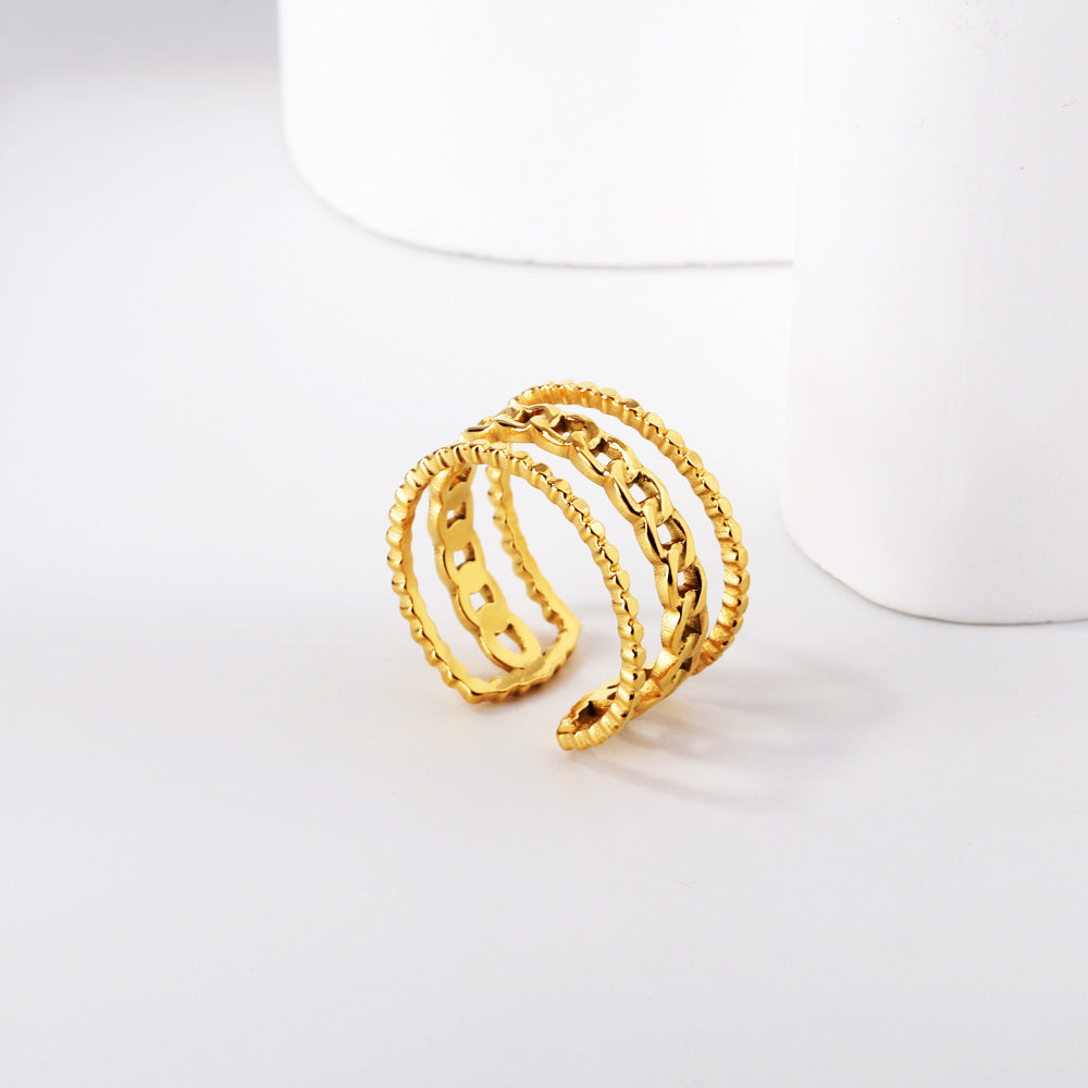 Trinity Sculpted Ring