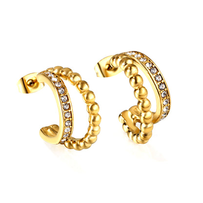 Twin Radiance Hoops