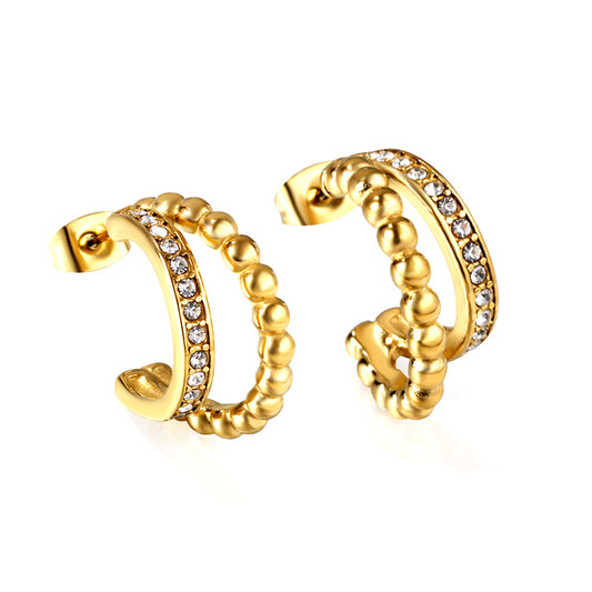 Twin Radiance Hoops