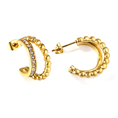 Twin Radiance Hoops