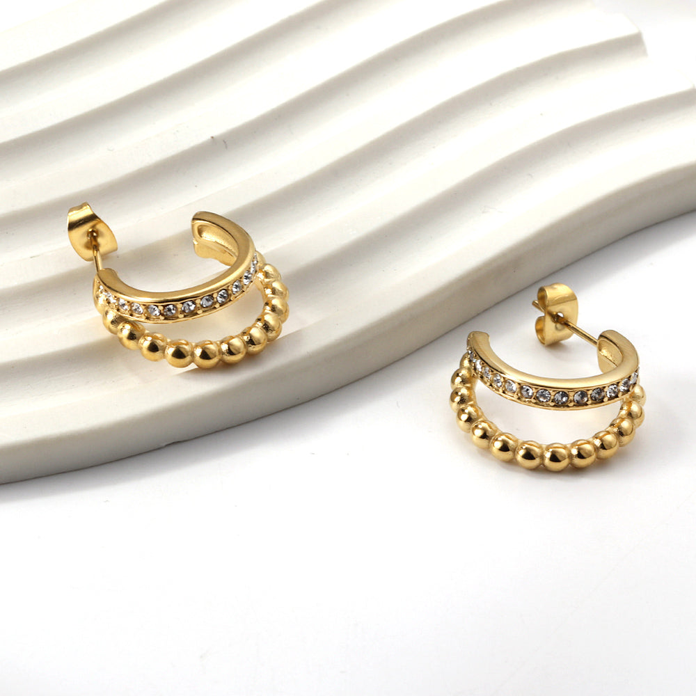 Twin Radiance Hoops