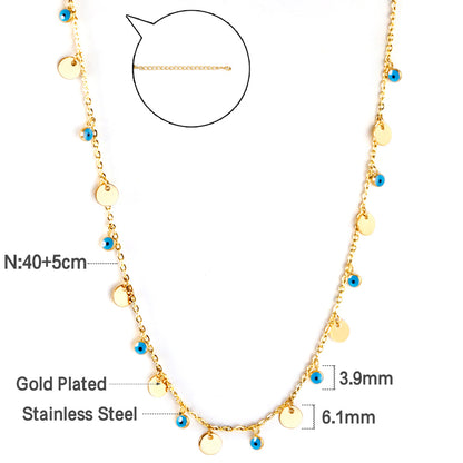 Elegant Evil Eye Necklace