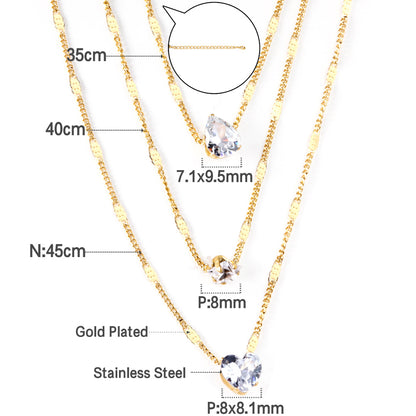 Crystal Cascade Necklace